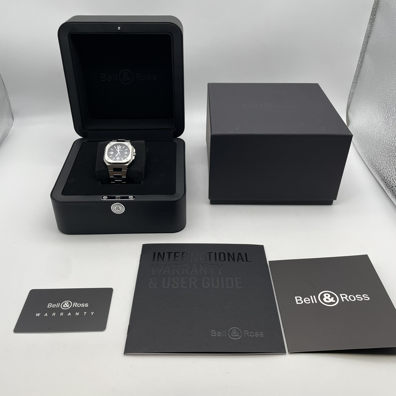 ベル＆ロス BR-05 BR05A-S-BL-ST/SST ブラック スチール 36mm