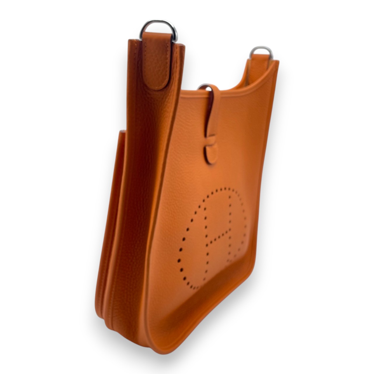 エルメス エヴリン PM オレンジ トリヨンクレマンス シルバー金具 B刻印