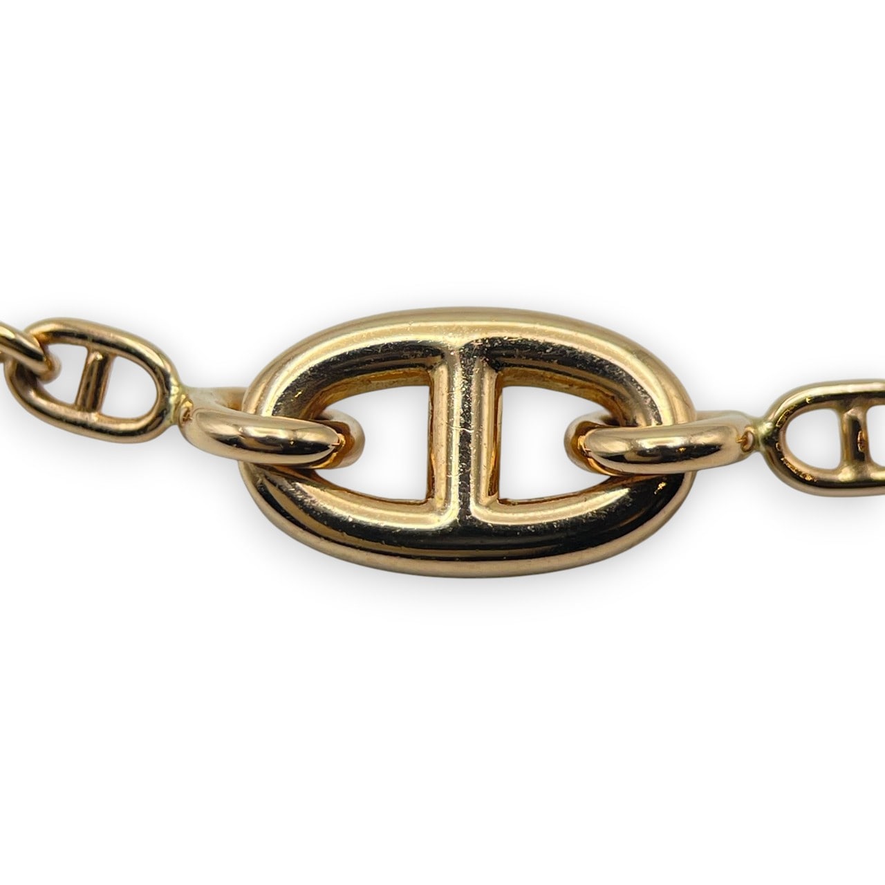 エルメス シェーヌ・ダンクル ファランドール ブレスレット ST ピンクゴールド