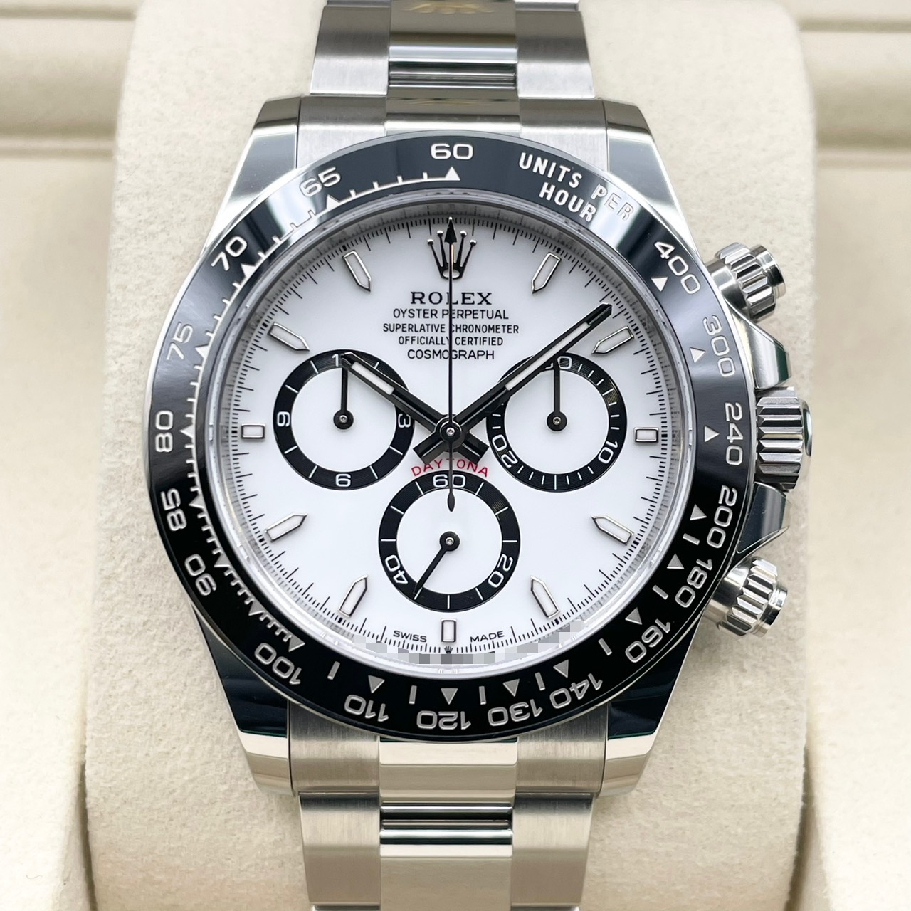 ロレックス デイトナ 126500LN ホワイト ステンレススチール 40mm