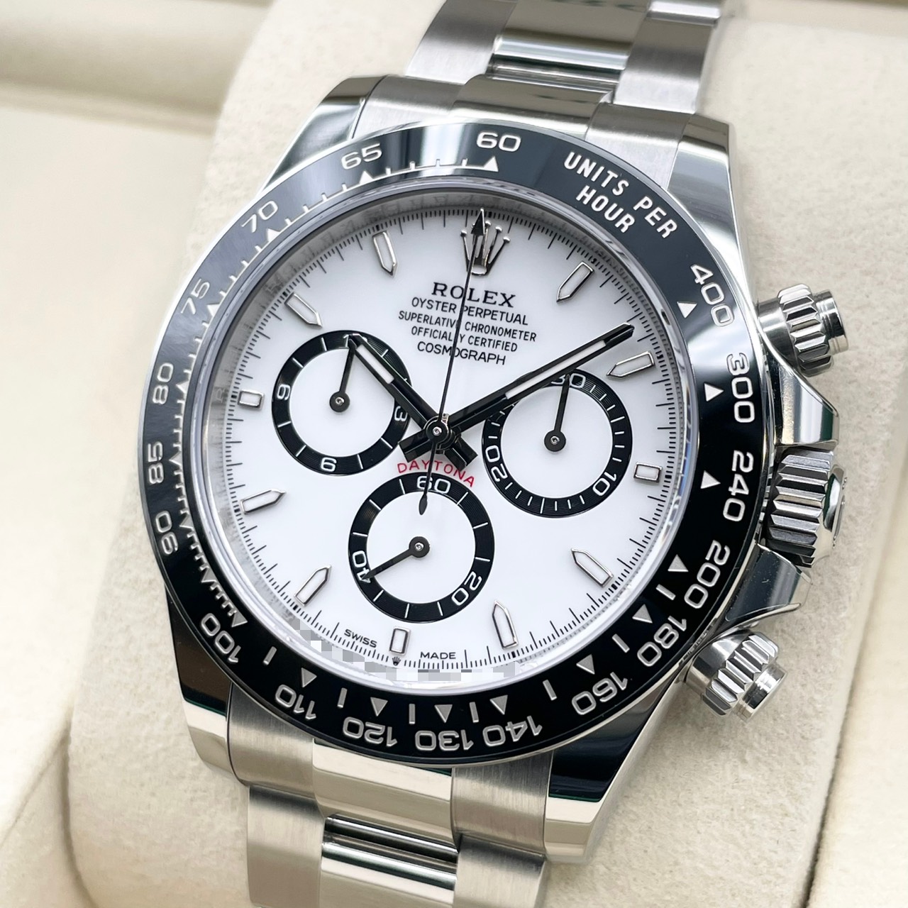 ロレックス デイトナ 126500LN ホワイト ステンレススチール 40mm