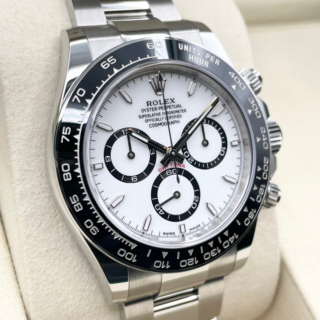 ロレックス デイトナ 126500LN ホワイト ステンレススチール 40mm