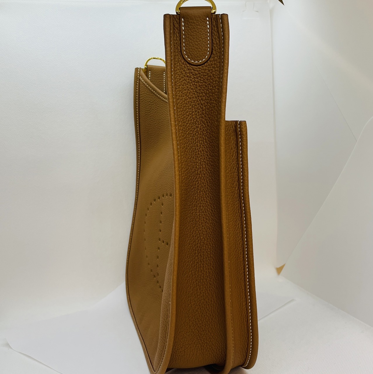 エルメス エヴリン PM トリヨン ゴールド ゴールド金具 U刻印 ショルダーバック