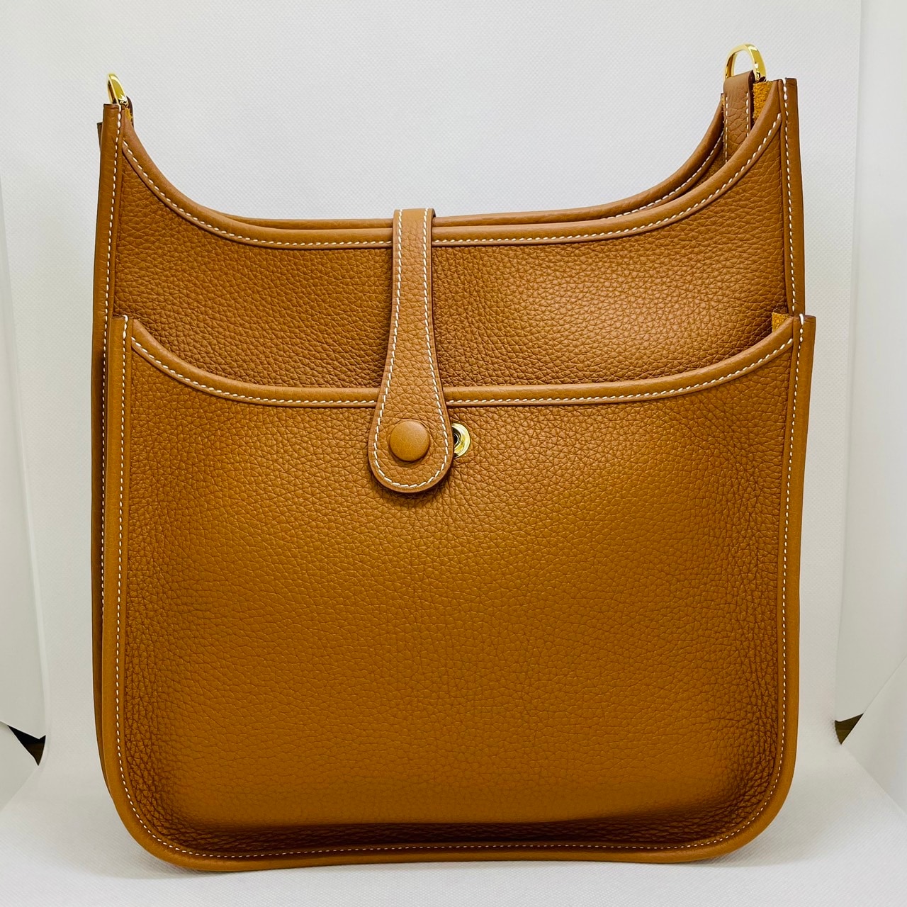 エルメス エヴリン PM トリヨンクレマンス ゴールド ゴールド金具 U刻印