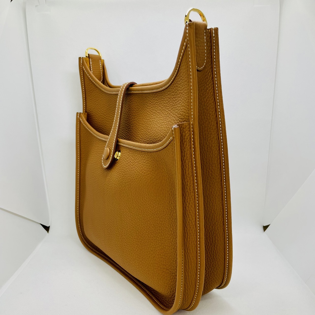 エルメス エヴリン PM トリヨンクレマンス ゴールド ゴールド金具 U刻印