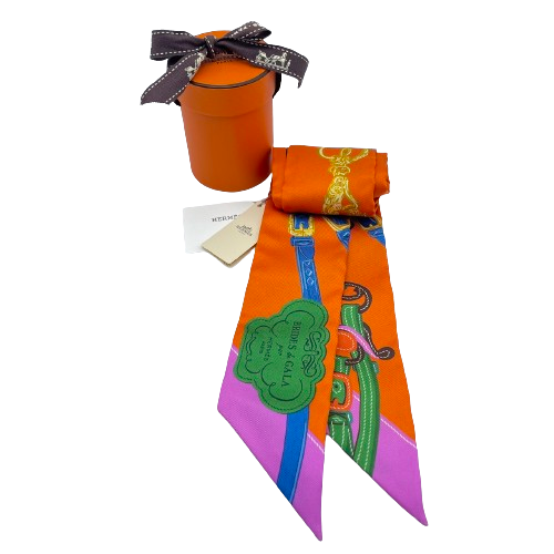 エルメス ツイリー Brides de Gala Applique Pique シルク