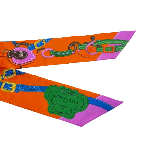 エルメス ツイリー Brides de Gala Applique Pique シルク