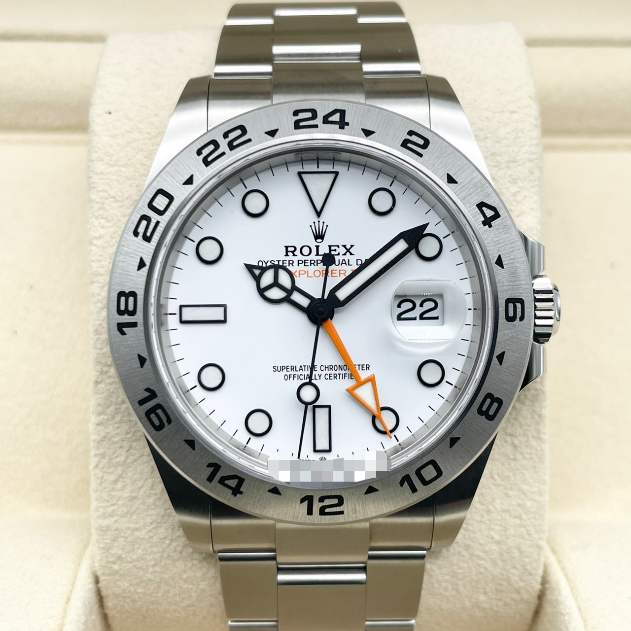 ロレックス エクスプローラーII 226570 ホワイト オイスターブレスレット 42mm