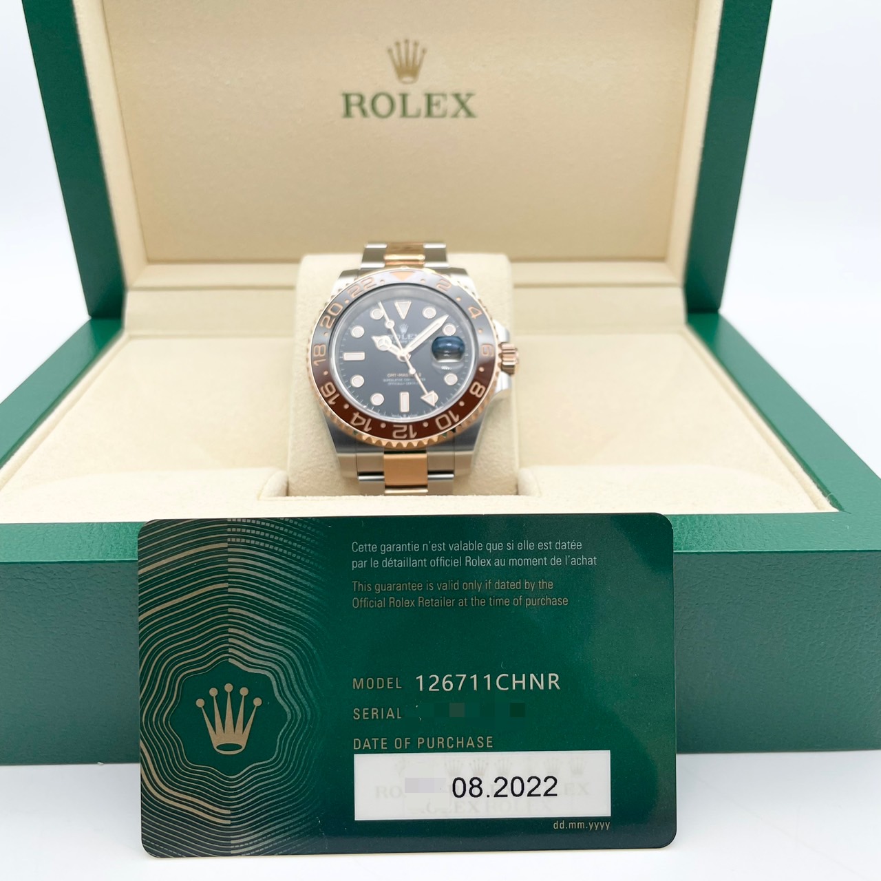 ロレックス GMTマスターII 126711CHNR ブラック 40mm