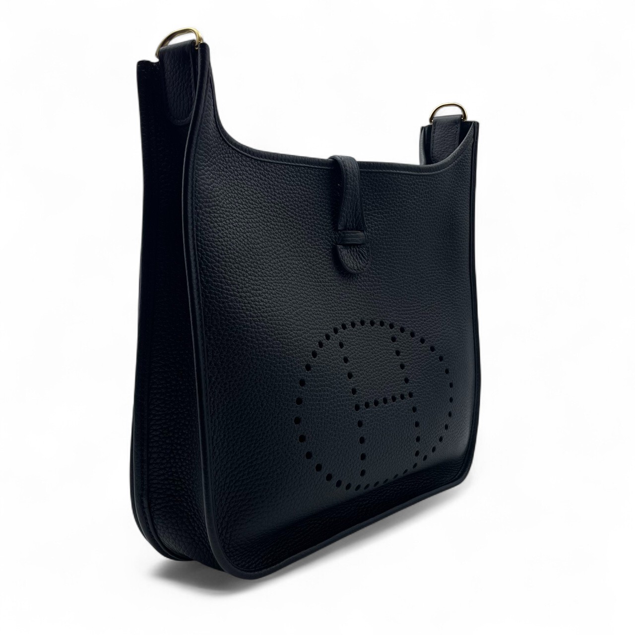 エルメス エヴリン PM ノワール トリヨンクレマンス ゴールド金具 B刻印