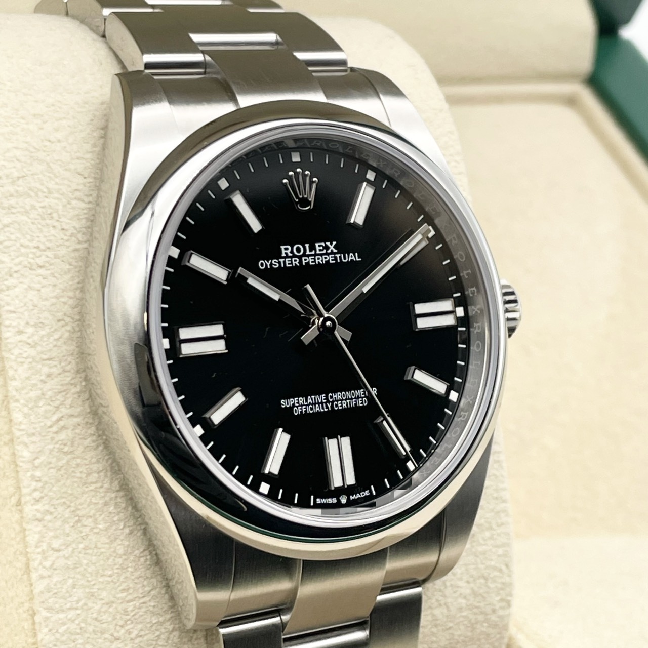 ロレックス オイスターパーペチュアル 124300 ブラック 41mm