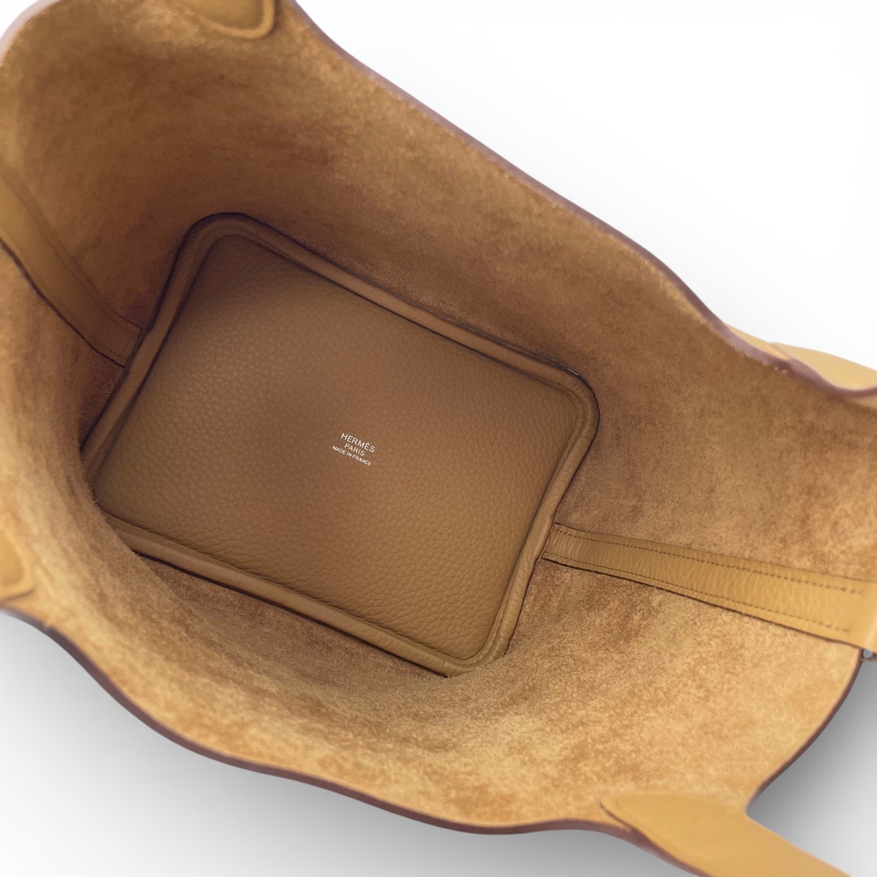 エルメス ピコタンロック PM ビスキュイ トリヨンクレマンス シルバー金具 K刻印