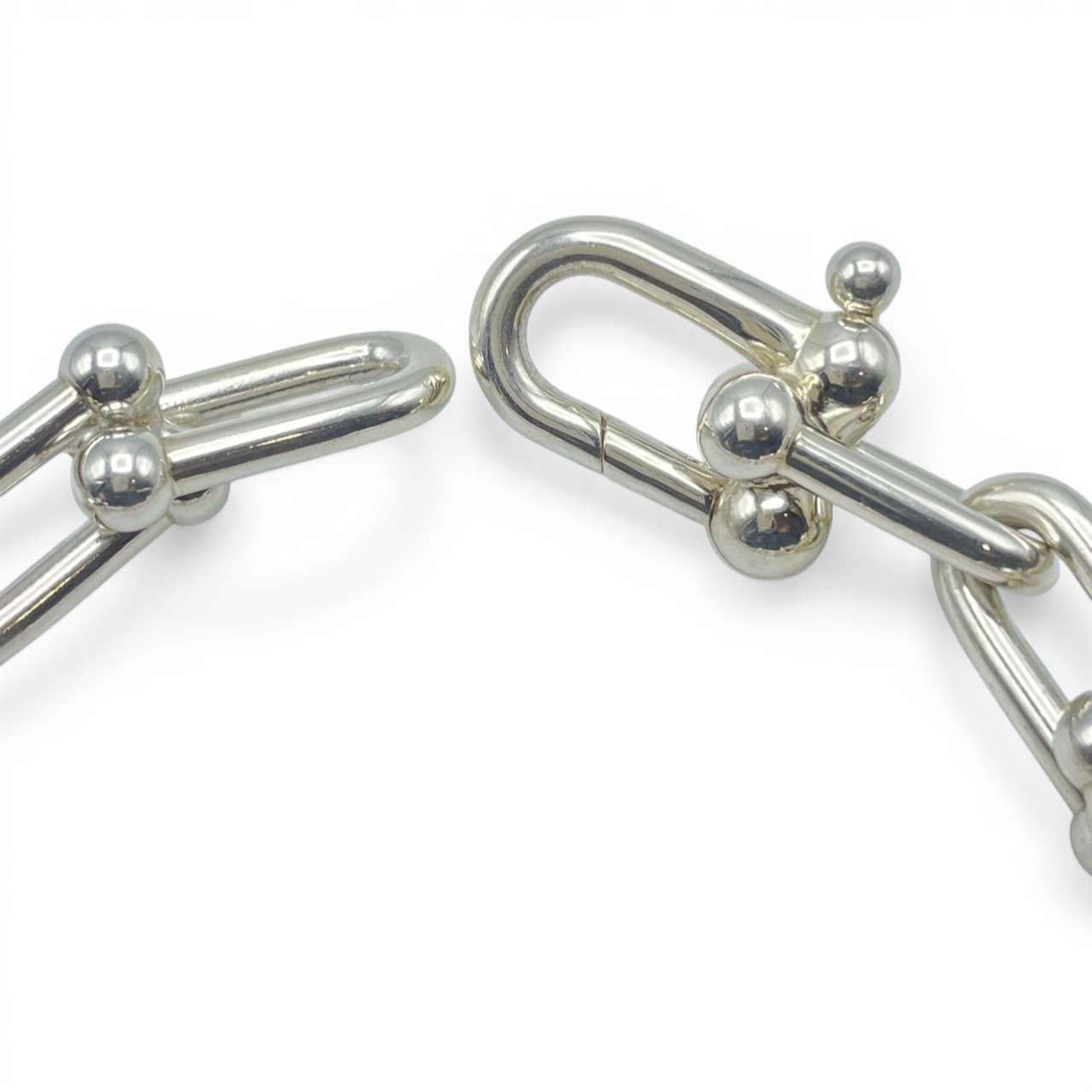 ティファニー ハードウエア ラージ リンク ブレスレット スターリングシルバー 14コマ