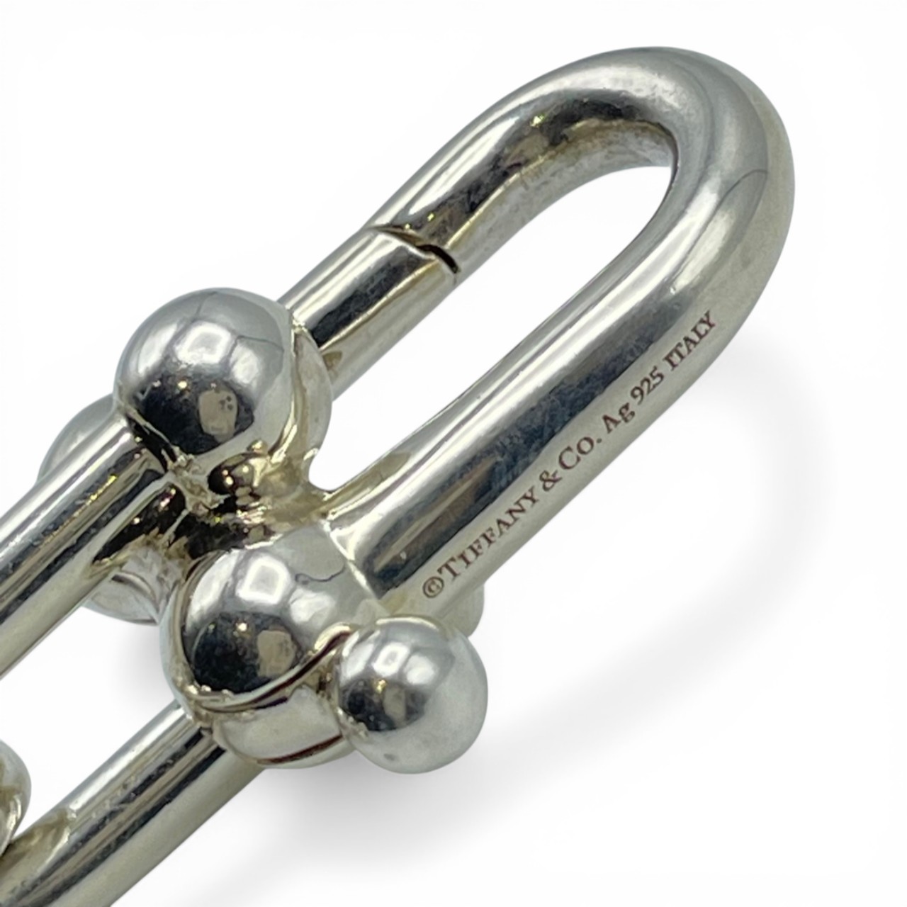 ティファニー ハードウエア ラージ リンク ブレスレット スターリングシルバー 14コマ