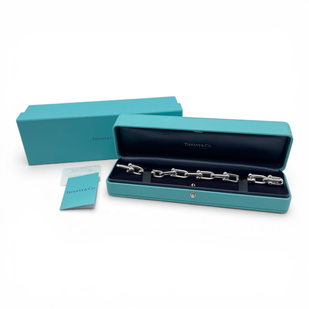 ティファニー ハードウエア ラージ リンク ブレスレット スターリングシルバー 14コマ