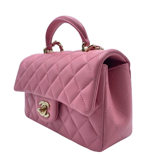 シャネル　マトラッセ　 トップハンドル ミニ　 2Wayバッグ