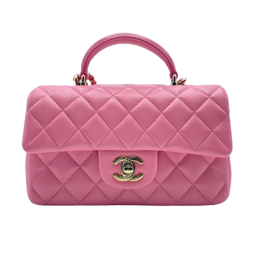 シャネル　マトラッセ　 トップハンドル ミニ　 2Wayバッグ