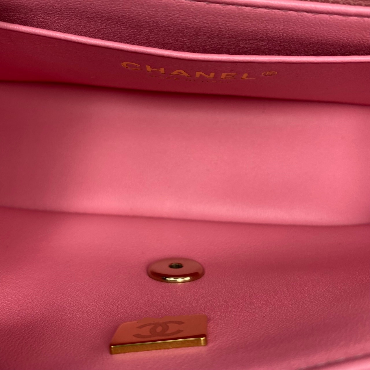 シャネル　マトラッセ　 トップハンドル ミニ　 2Wayバッグ