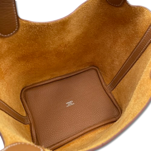 エルメス ピコタンロック PM ゴールド トリヨンクレマンス  シルバー金具 W刻印