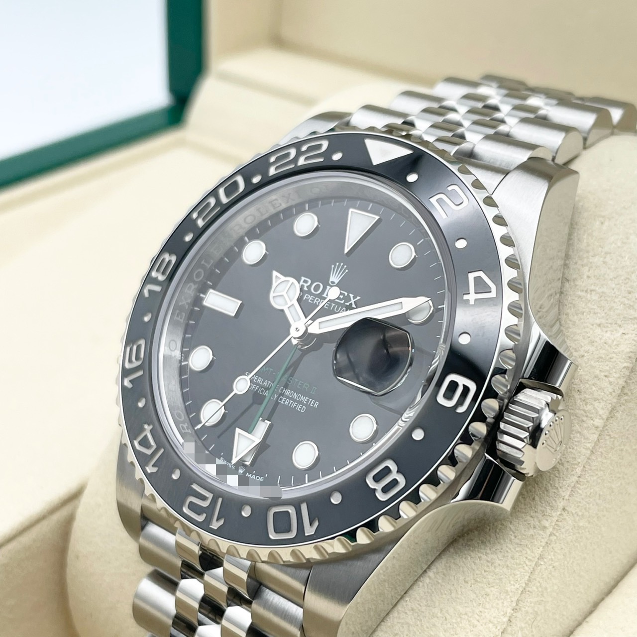 ロレックス GMTマスターII 126710GRNR ブラック ジュビリーブレス 40mm