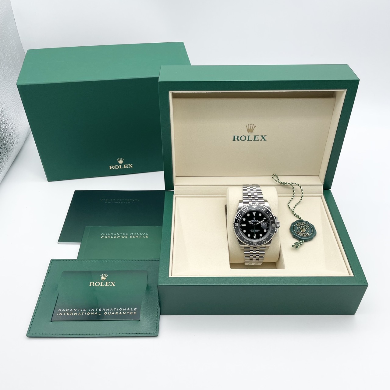 ロレックス GMTマスターII 126710GRNR ブラック ジュビリーブレス 40mm