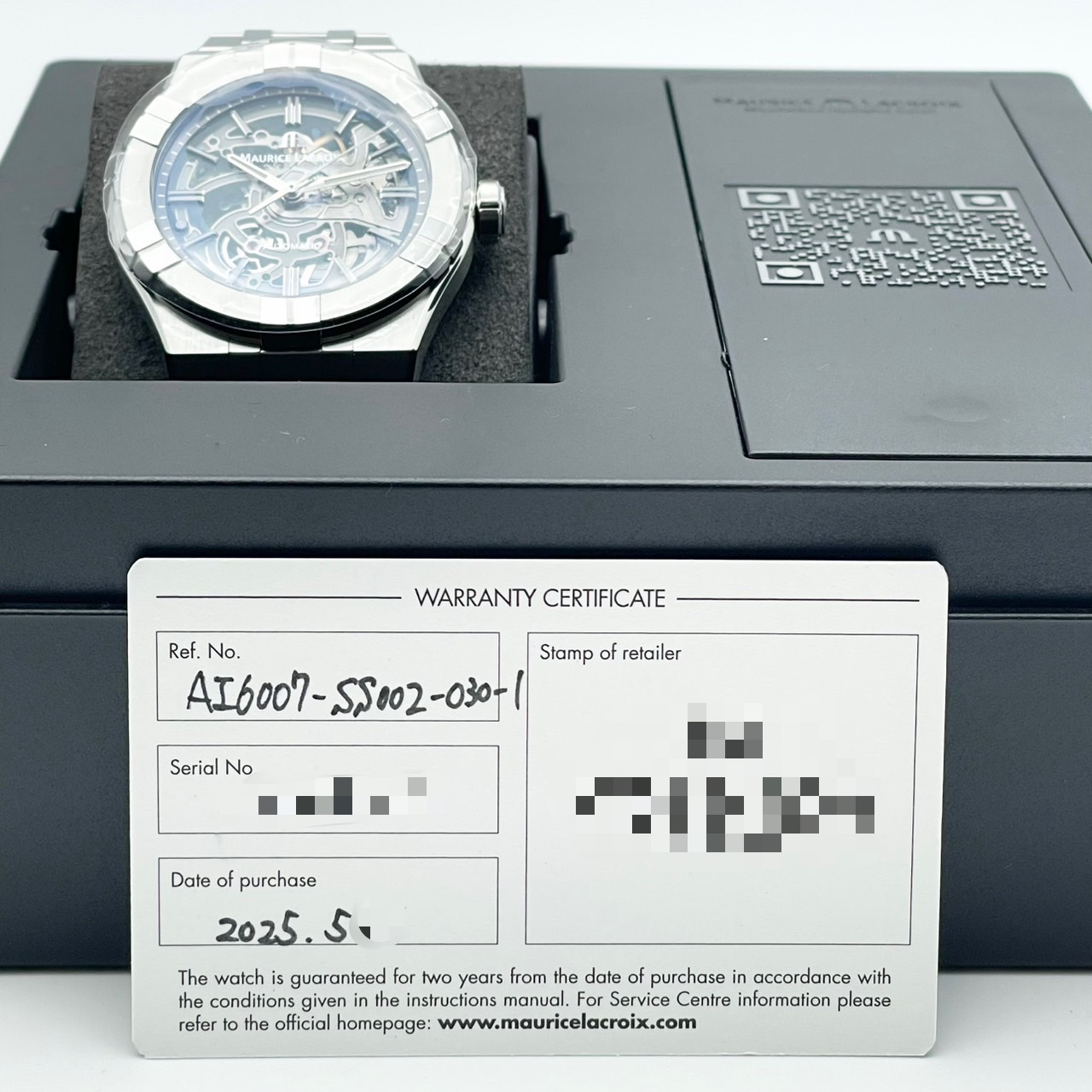 モーリス・ラクロア アイコン オートマティック スケルトン AI6007-SS002-030-1