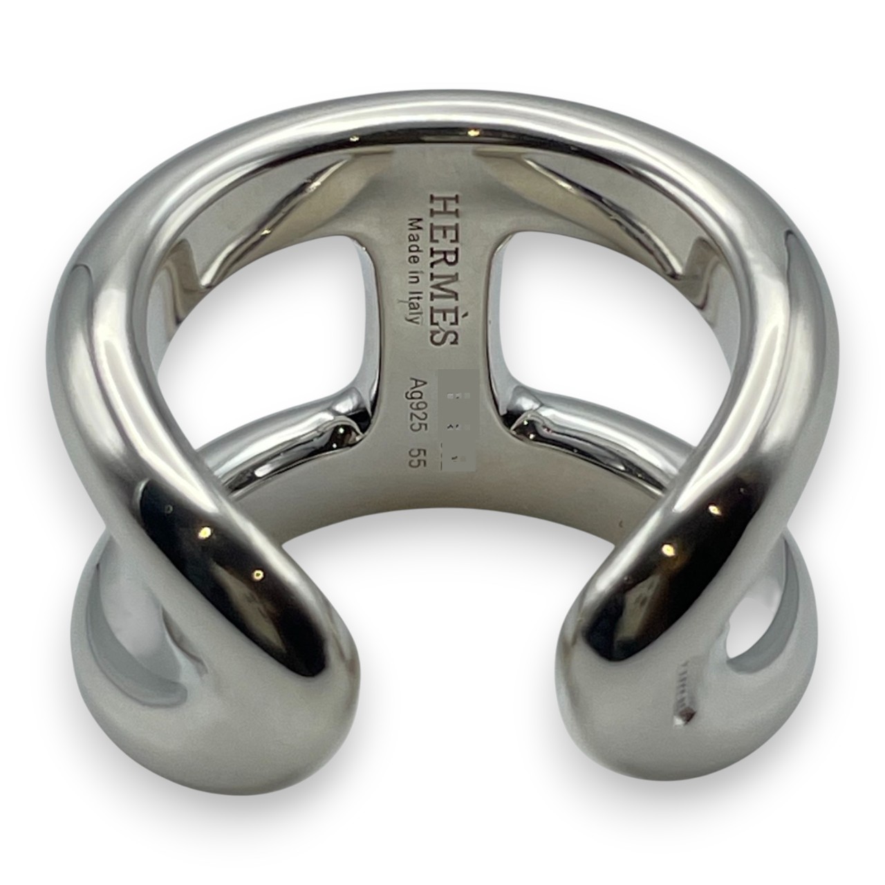 エルメス オスモズ リング GM 55 シルバー925 15号