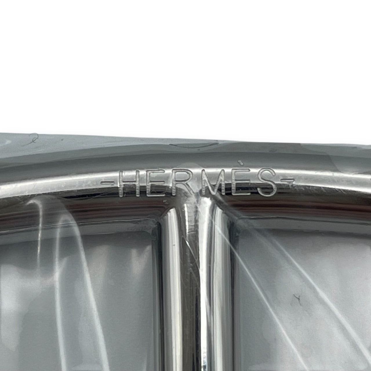 エルメス シェーヌ・ダンクル キーホルダー シルバー ステンレススチィール