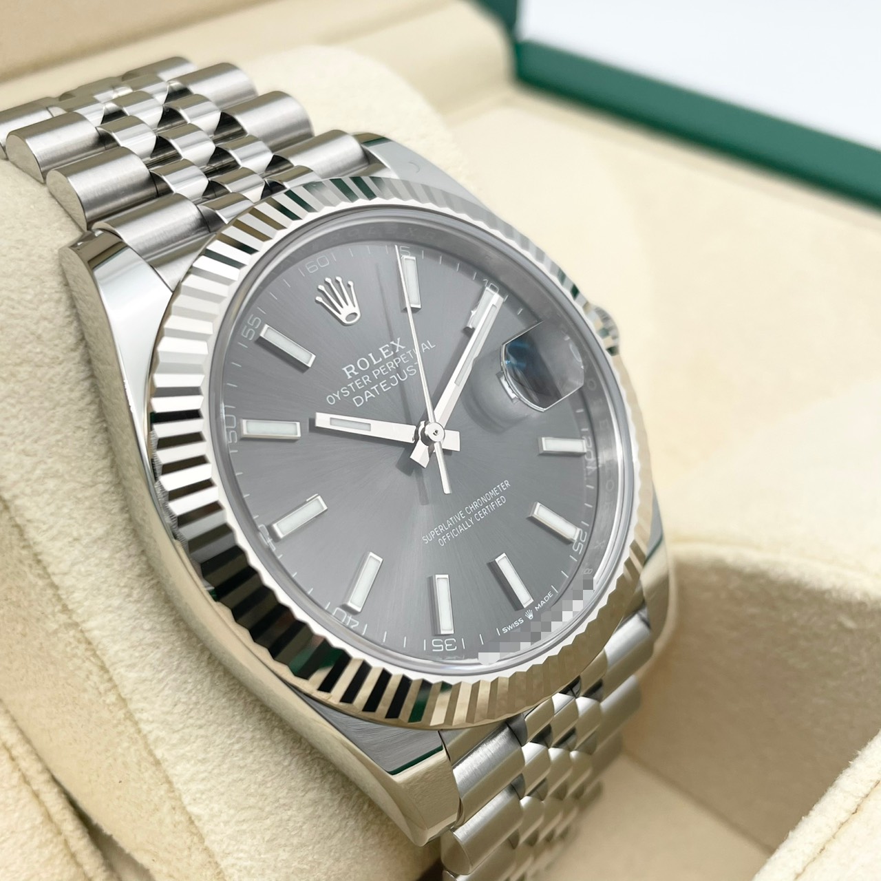 ロレックス デイトジャスト 126334 スレート ジュビリーブレス 41mm