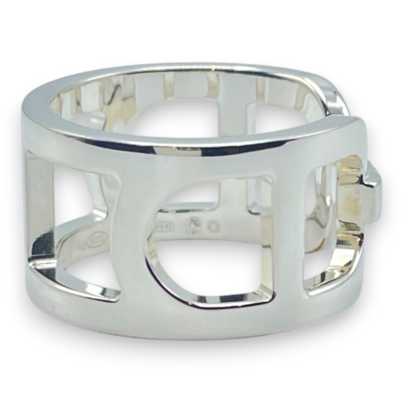 エルメス エヴァー・シェーヌ・ダンクル リング MM 50 シルバー925 10号