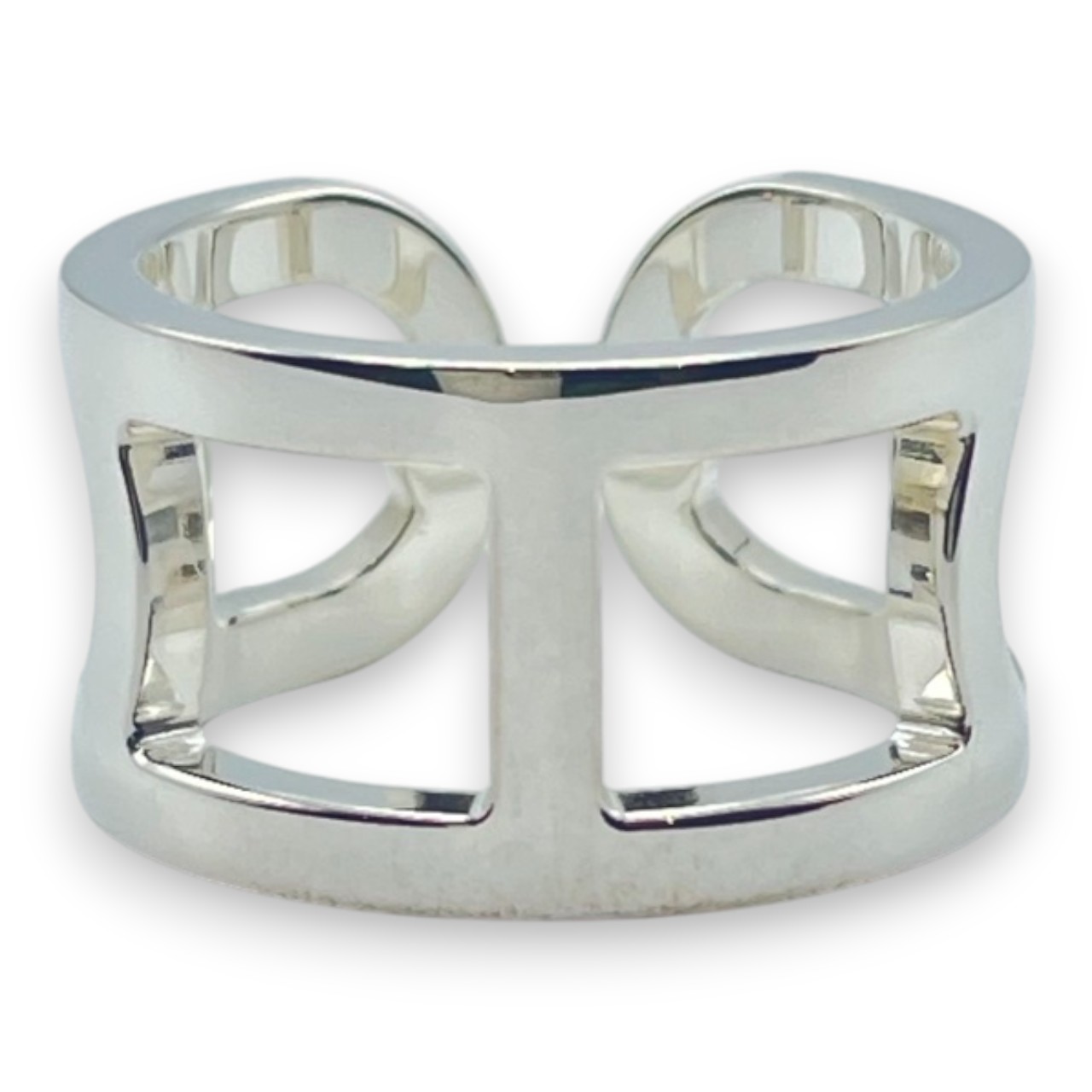 エルメス エヴァー・シェーヌ・ダンクル リング MM 50 シルバー925 10