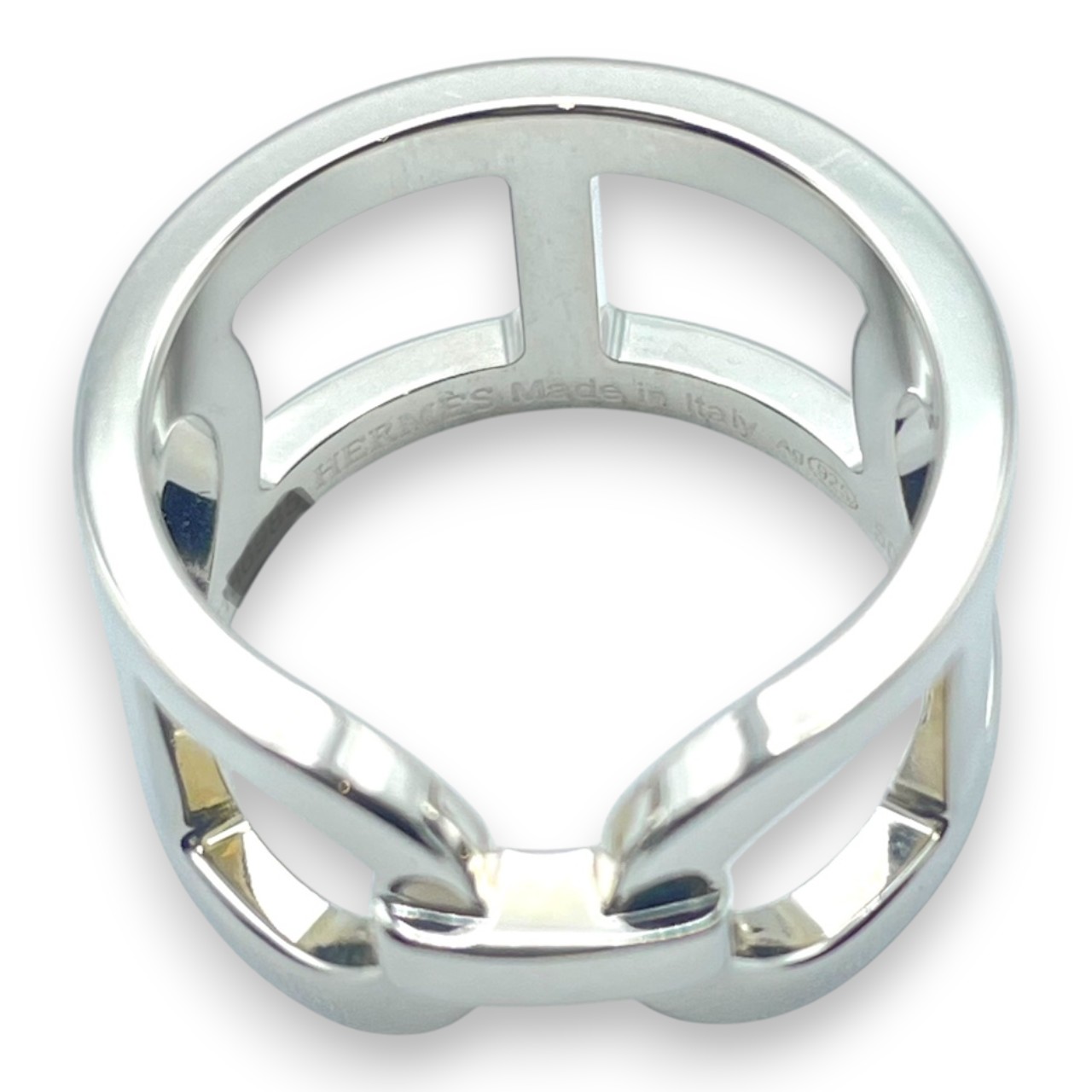 エルメス エヴァー・シェーヌ・ダンクル リング MM 50 シルバー925 10