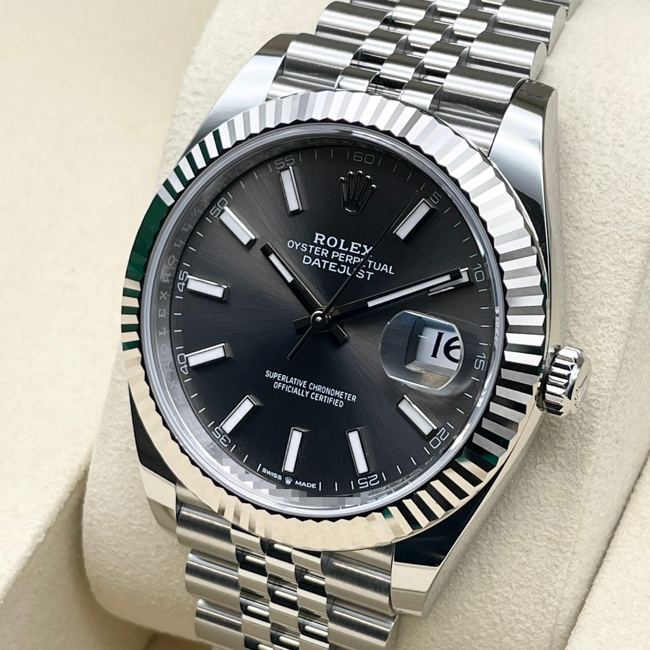 ロレックス デイトジャスト 126334 スレート ジュビリーブレス 41mm