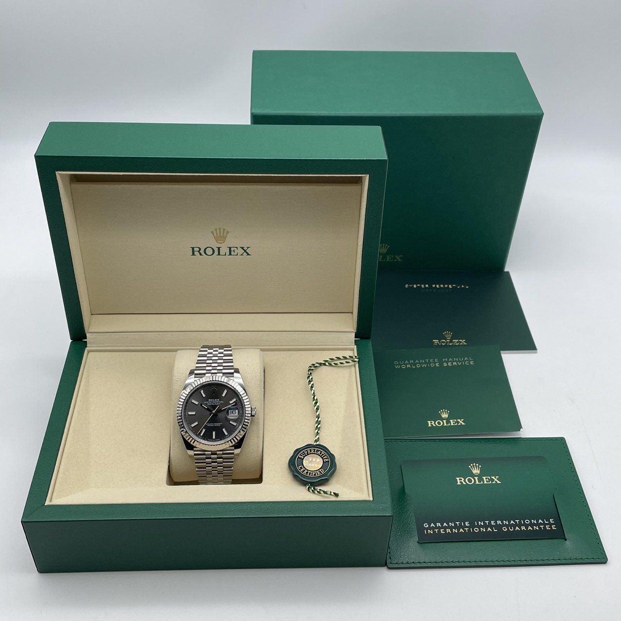 ロレックス デイトジャスト 126334 スレート ジュビリーブレス 41mm