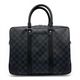 ルイヴィトン ポルト ドキュマン ヴォヤージュ 36.5 ブラック ダミエ・グラフィト シルバー金具