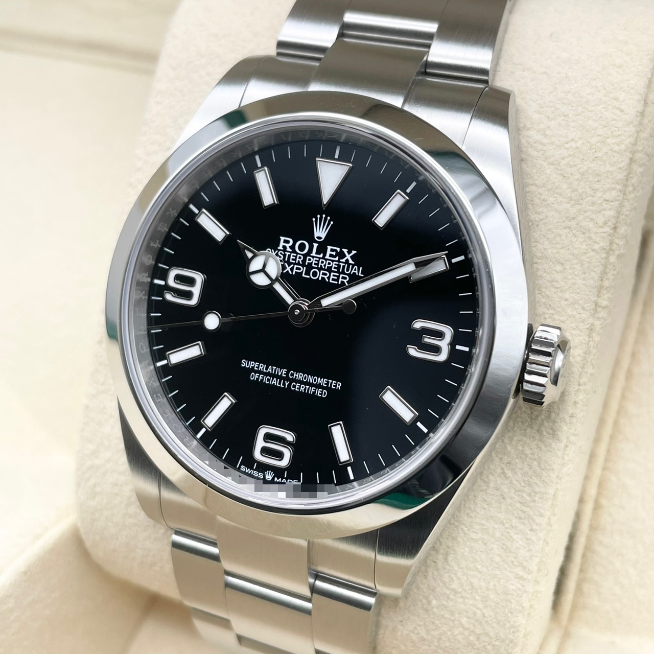 ロレックス エクスプローラー 224270 ブラック ステンレススチール 40mm