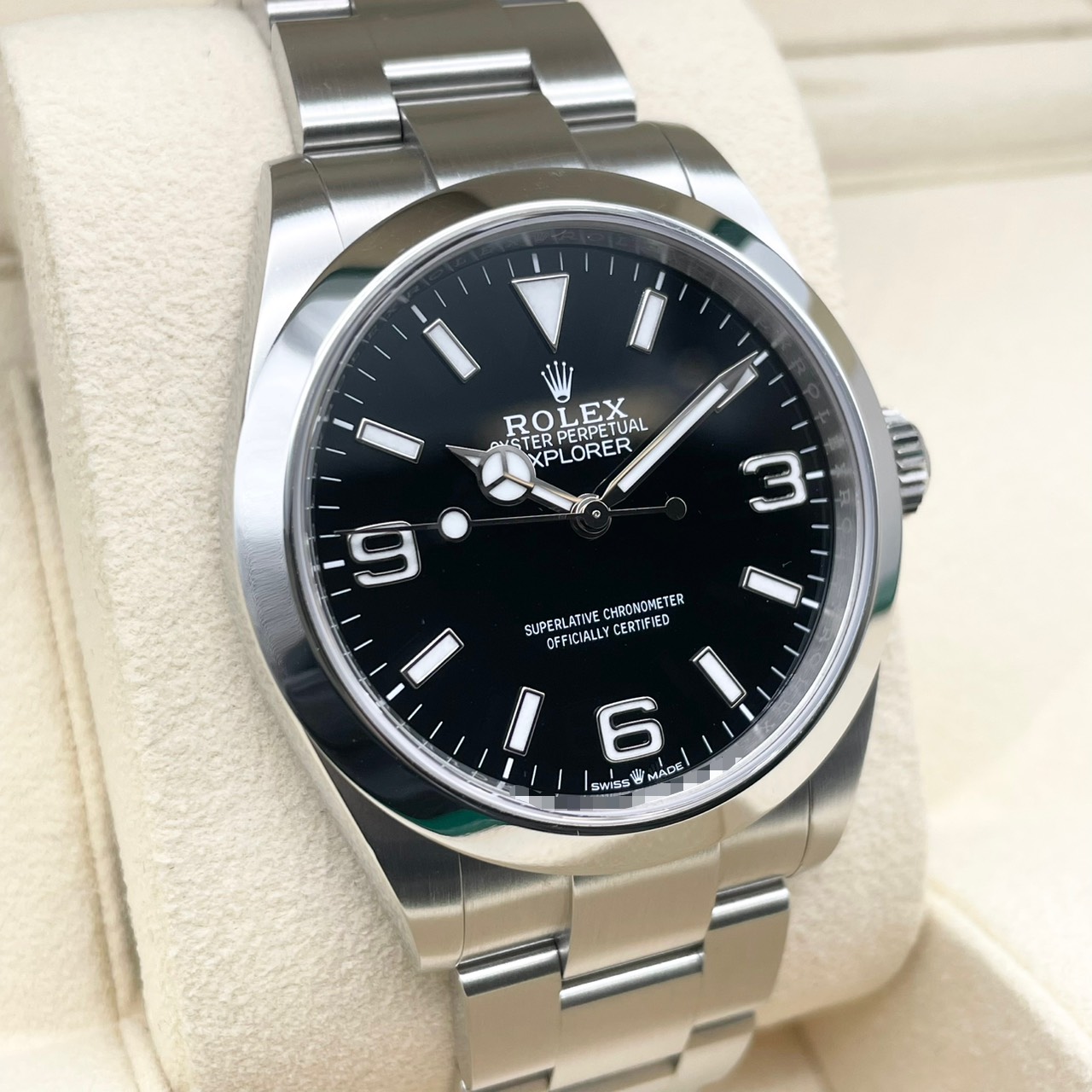 ロレックス エクスプローラー 224270 ブラック ステンレススチール 40mm