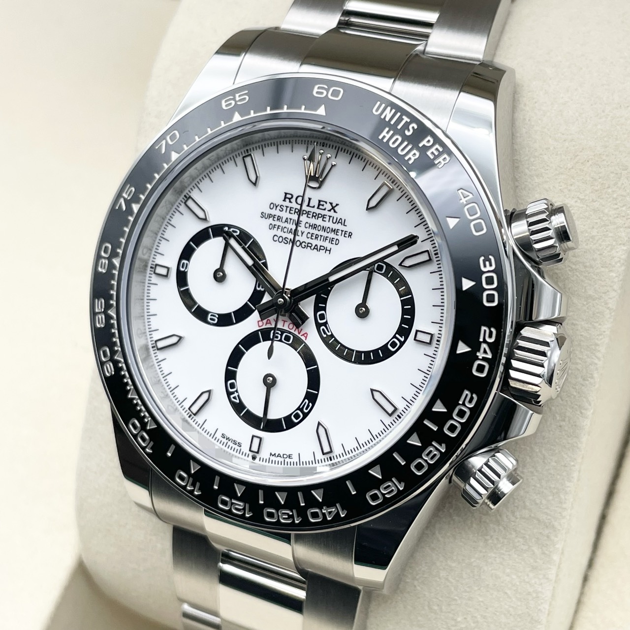 ロレックス デイトナ 126500LN ホワイト ステンレススチール 40mm
