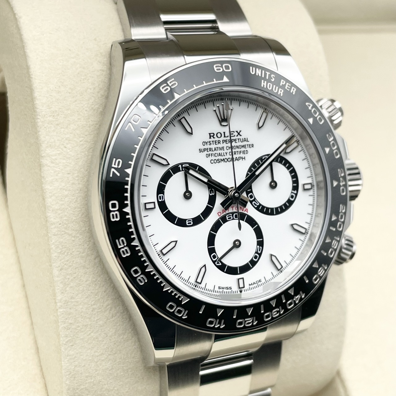 ロレックス デイトナ 126500LN ホワイト ステンレススチール 40mm