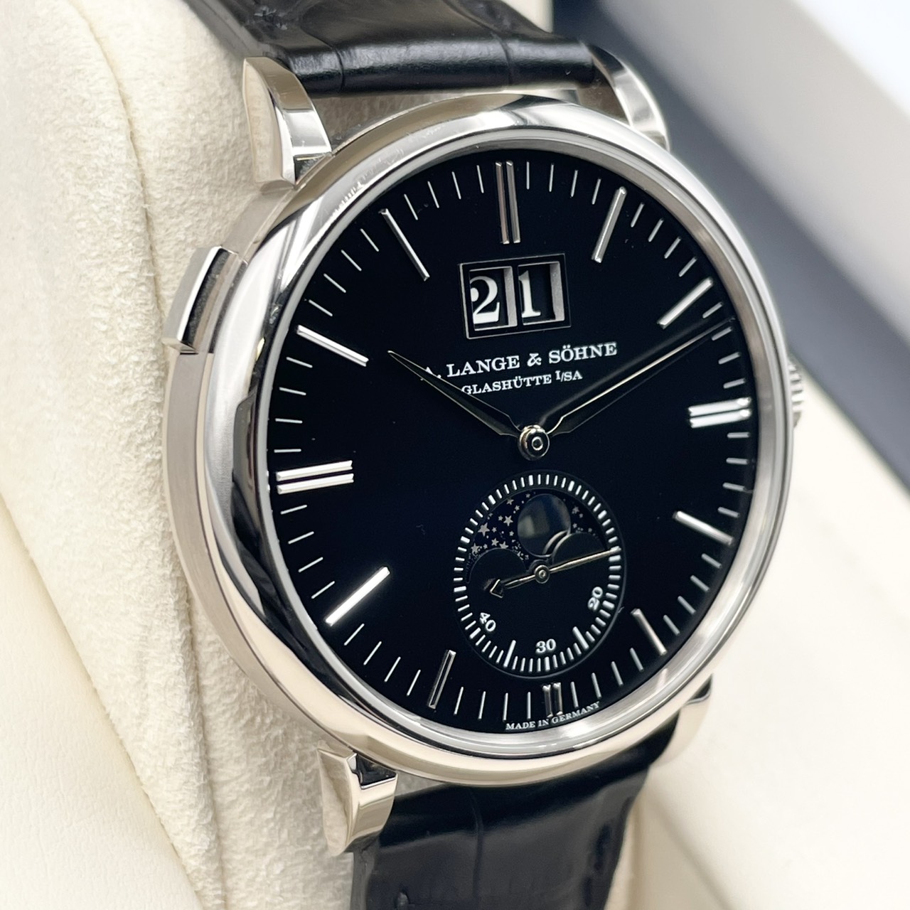 【参考定価548万円！】A.ランゲ＆ゾーネ サクソニア 384.029 ムーンフェイズ 40mm