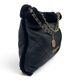 シャネル CHANEL22 スモール ブラック ラムスキン ゴールド金具
