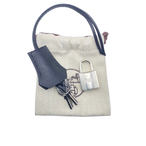 エルメス ボリード1923 25 エプソン ノアール シルバー金具 B刻印