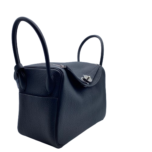 エルメス HERMES リンディ26 M刻印　エタン　シルバー金具 HERMES エルメス ハンドバッグ リンディ26 エタン×シルバー金具