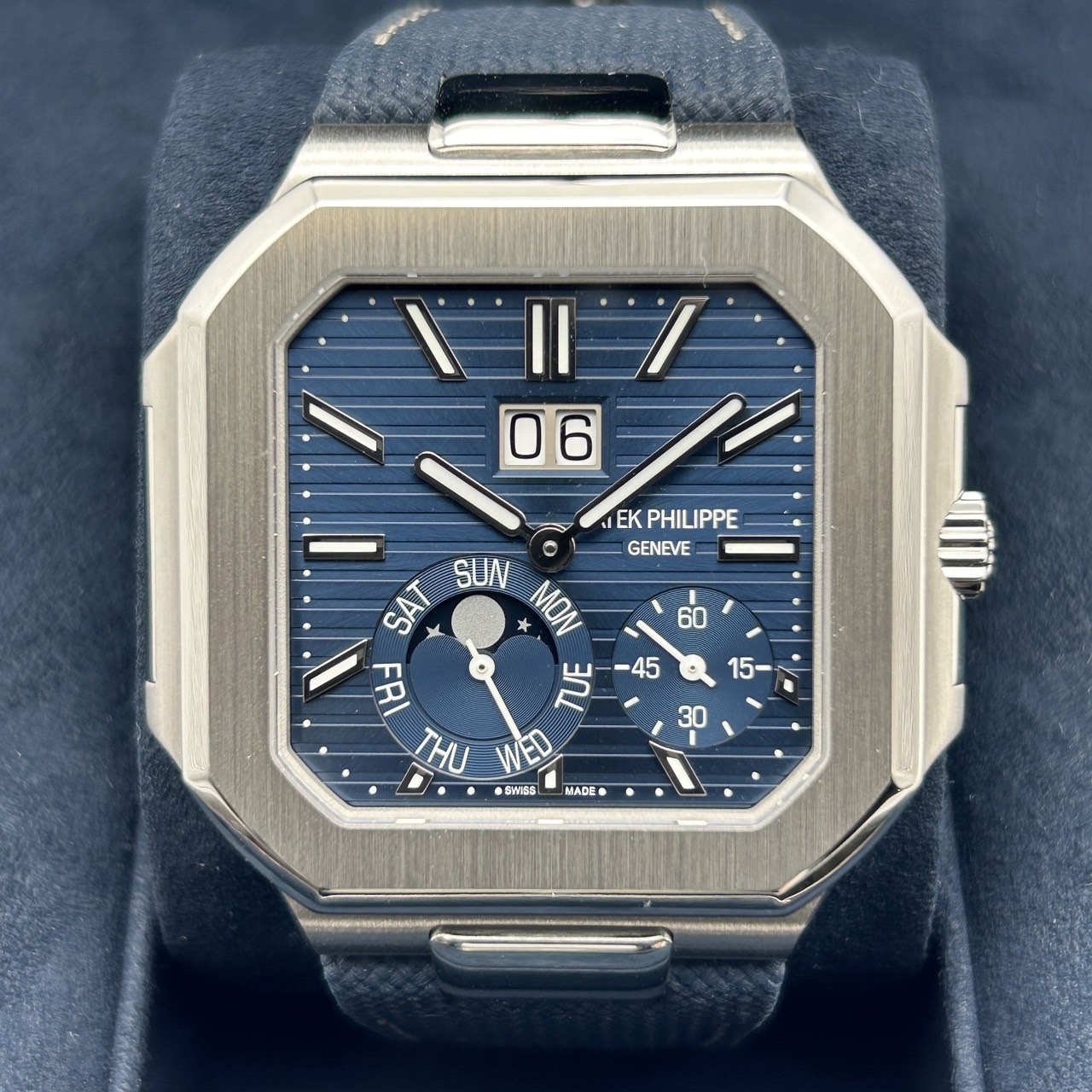2024年新作】パテックフィリップ キュビタス 5822P-001 ブルー