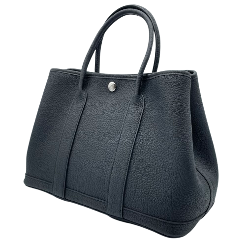 エルメス ガーデンパーティー TPM ノワール ネゴンダ シルバー金具 B刻印