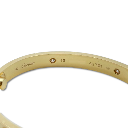 カルティエ ラブブレスレット 15 イエローゴールド