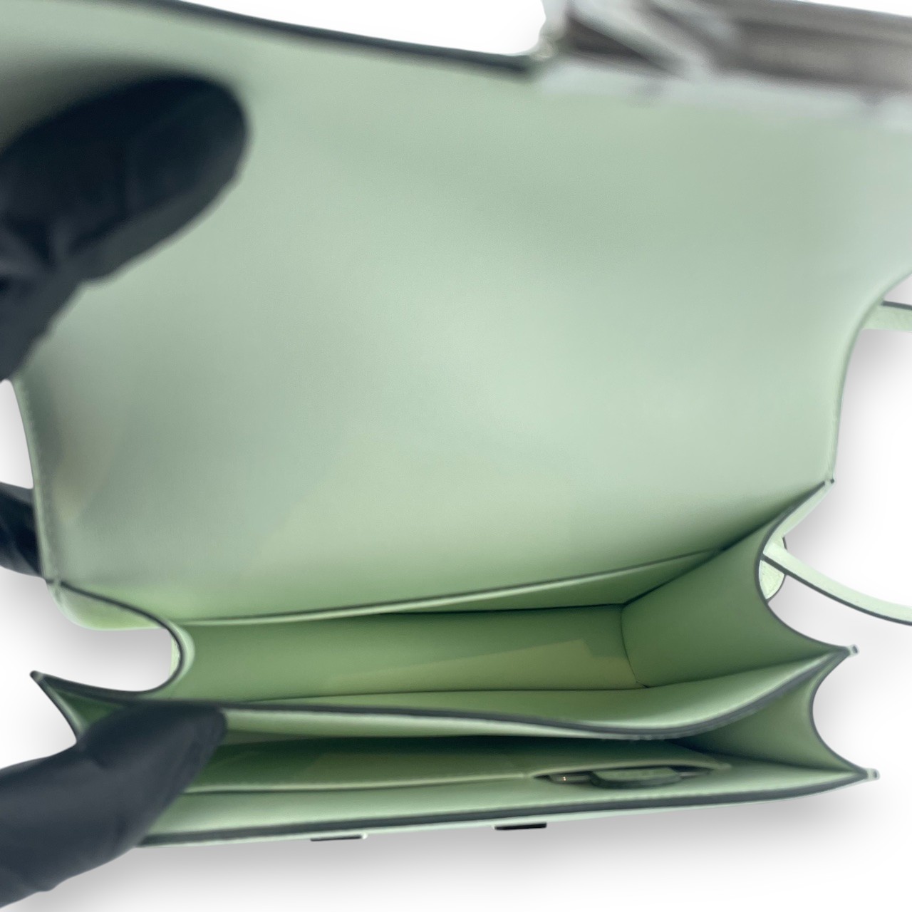 エルメス コンスタンスミニ  18 ヴェールフィズ エプソン シルバー金具 W刻印