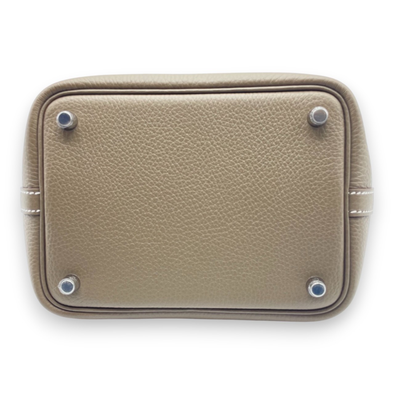 エルメス ピコタンロック PM エトゥープ トリヨンクレマンス シルバー金具 K刻印