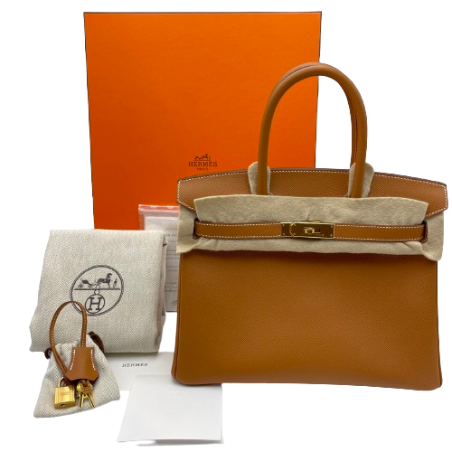 エルメス バーキン30 ゴールド エプソン ゴールド金具 U刻印