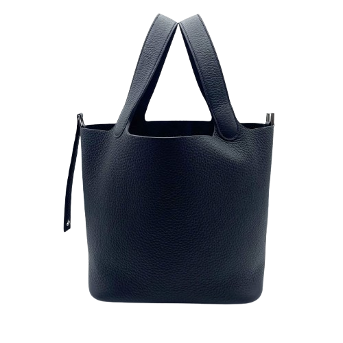 エルメス ピコタンロック MM ノワール トリヨンクレマンス シルバー金具 W刻印